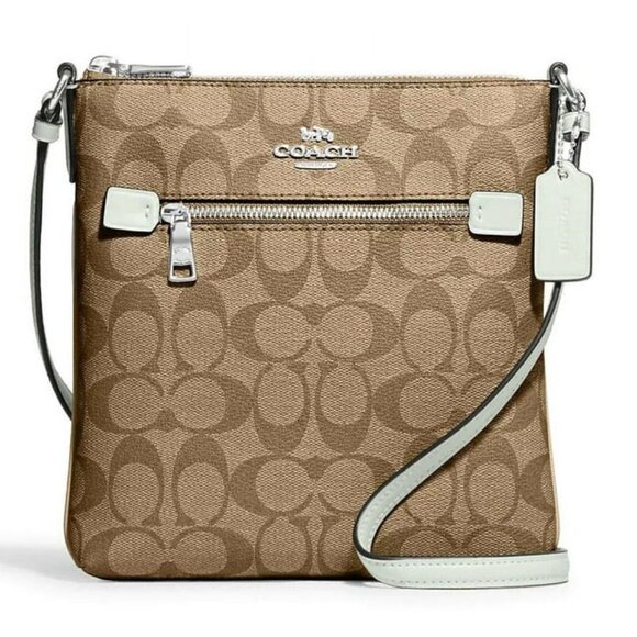 NWT Coach Rowan Mini Crossgrain Leather File Crossbody Bag - Picture 1 of 12